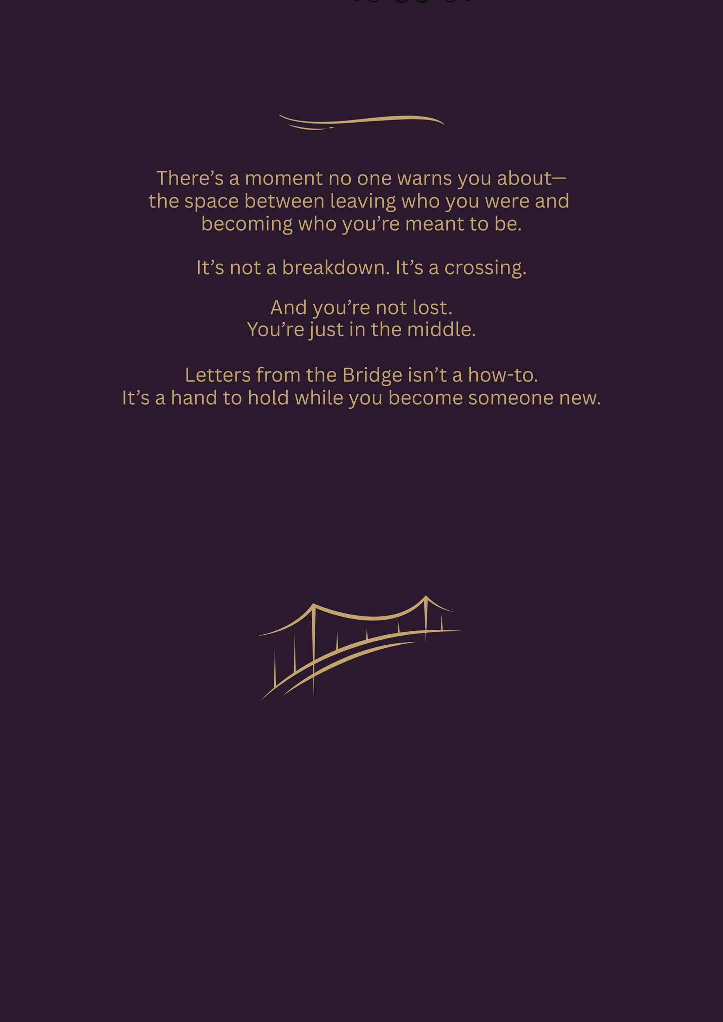 Crossing the Void: Letters from the Bridge - Ebook